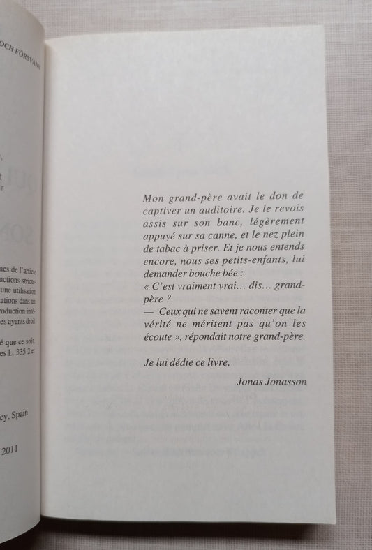 Le vieux qui ne voulait pas fêter son anniversaire