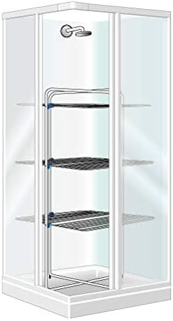 Gimi Corde à Linge Modulaire 3 Tours, Acier, Longueur 30 m, Blanc, 71...