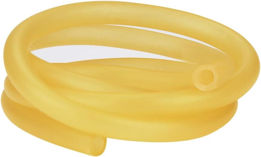 Stonylab Tube en caoutchouc, tube en latex ambré pur, tube en...