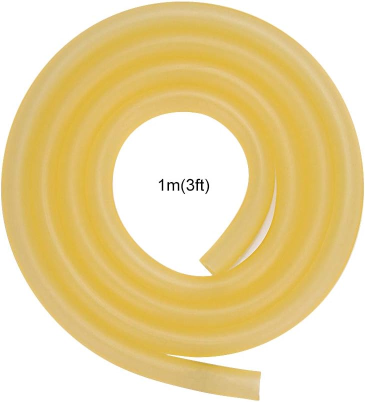 Stonylab Tube en caoutchouc, tube en latex ambré pur, tube en...
