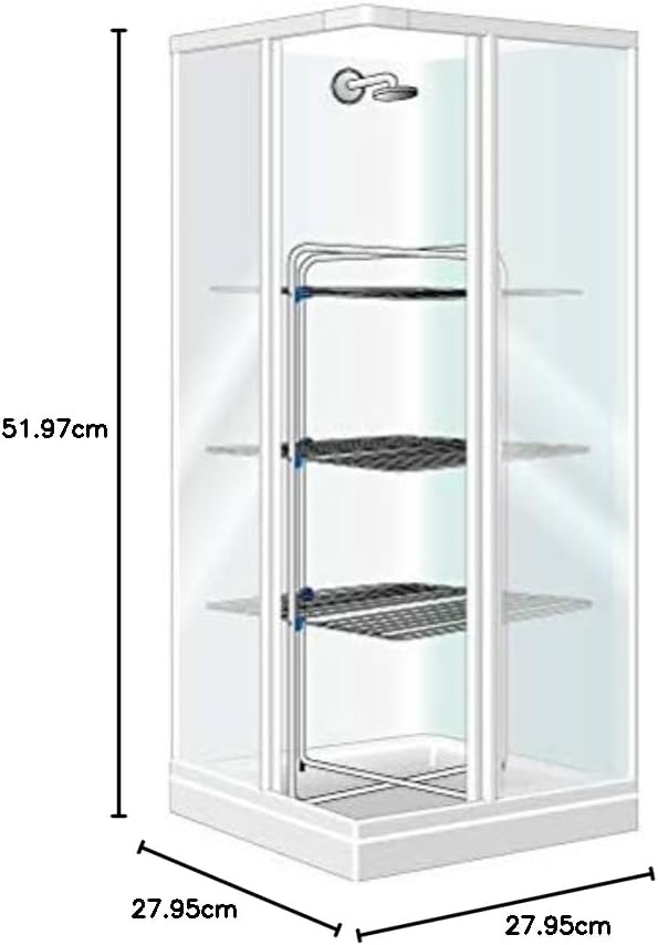 Gimi Corde à Linge Modulaire 3 Tours, Acier, Longueur 30 m, Blanc, 71...