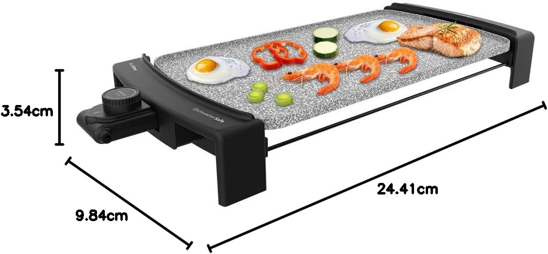 Plaque chauffante électrique Cecotec Tasty & Grill 3000 RockWater. 2...