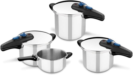 Monix Veloce | Autocuiseur rapide 6 litres, Triple sécurité, Deux...