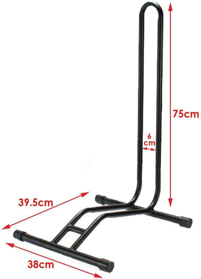 Support de vélo noir au sol, sport, cyclisme individuel, étagère de...