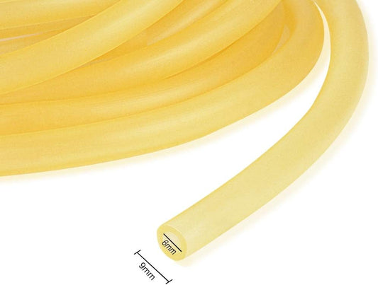 Stonylab Tube en caoutchouc, tube en latex ambré pur, tube en...