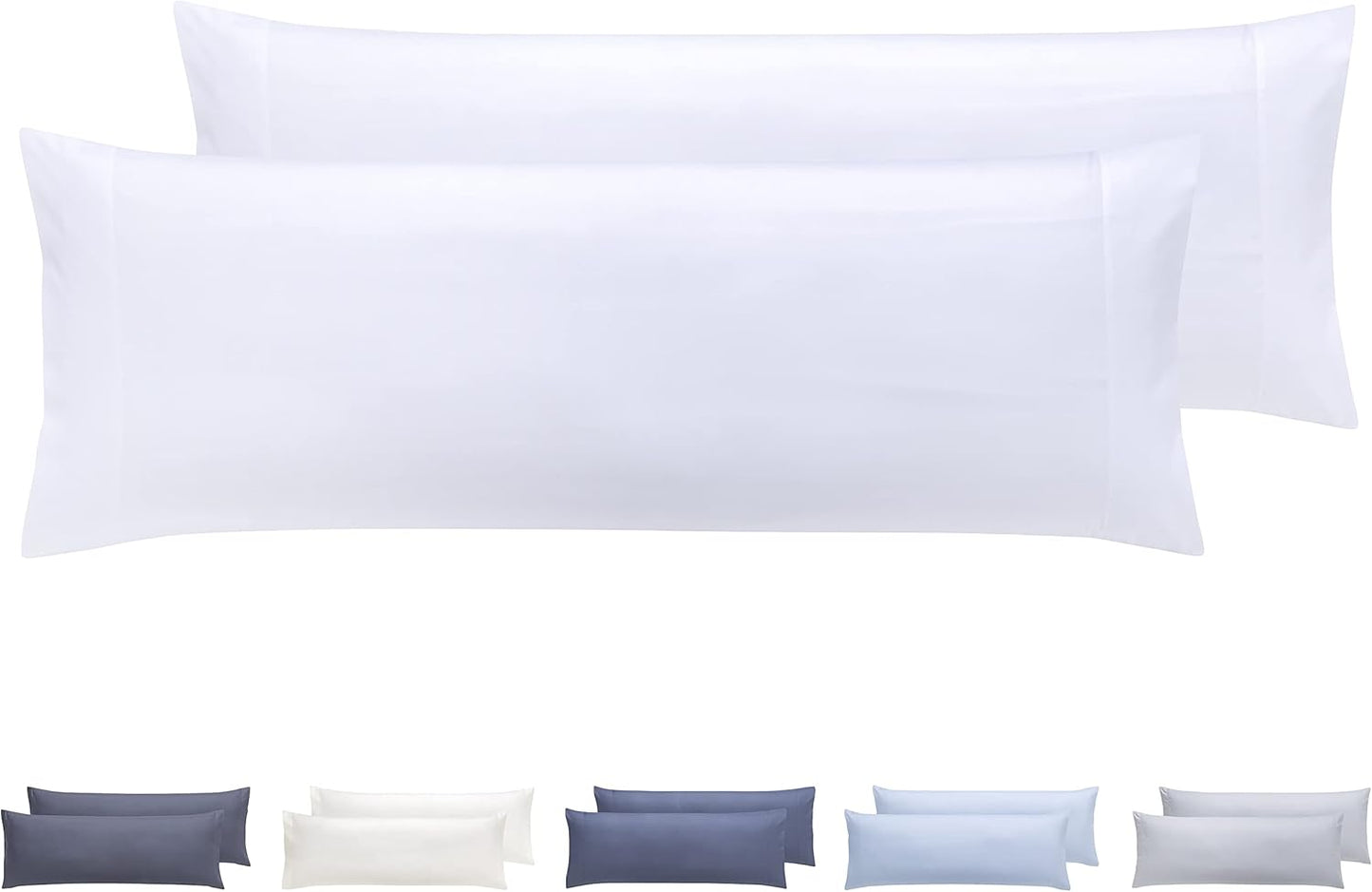 Todocama – Lot de 2 taies d'oreiller, microfibre extra douce,...