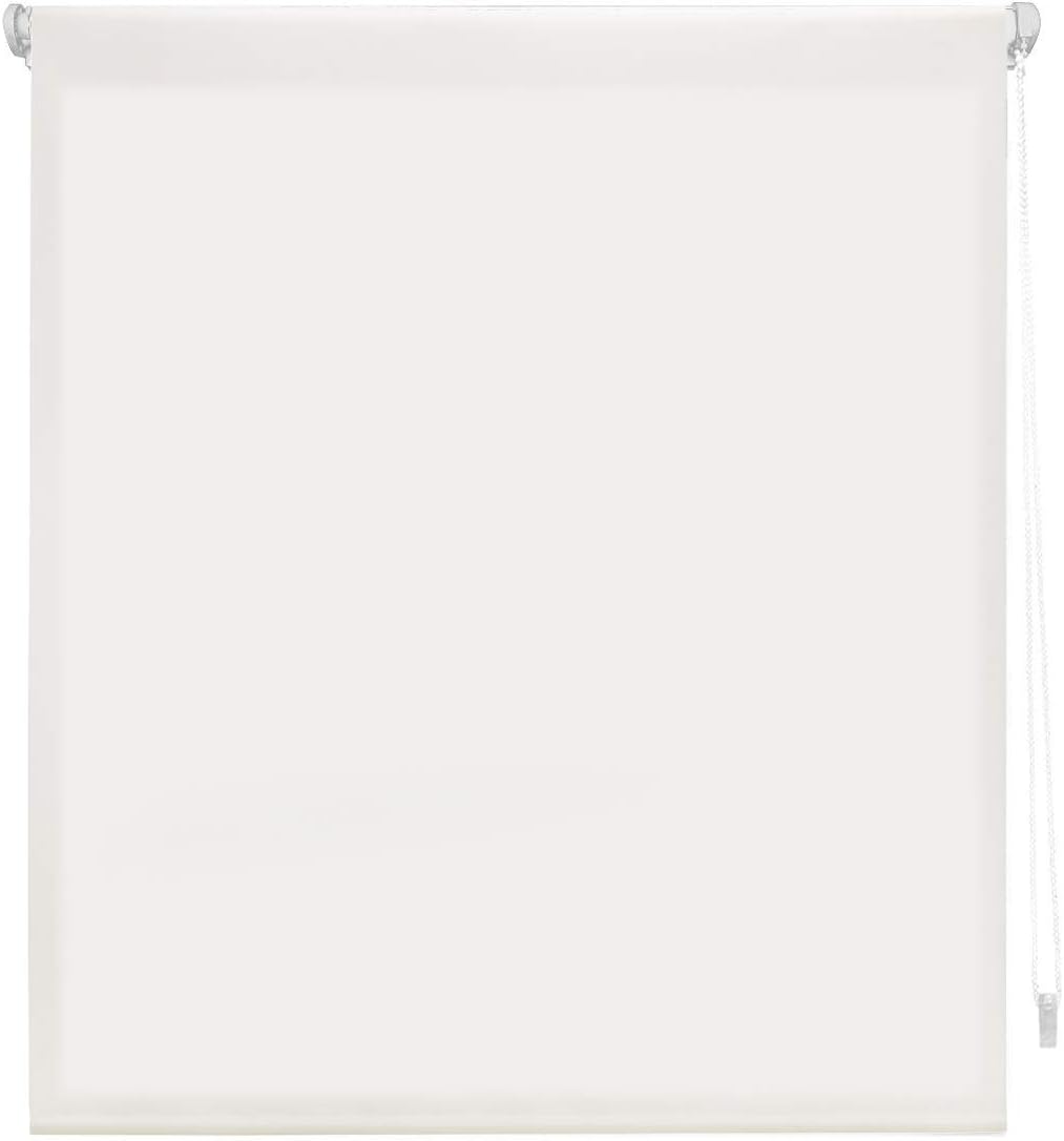 Blindecor Aure | Store enrouleur Easyfix translucide lisse - Blanc...