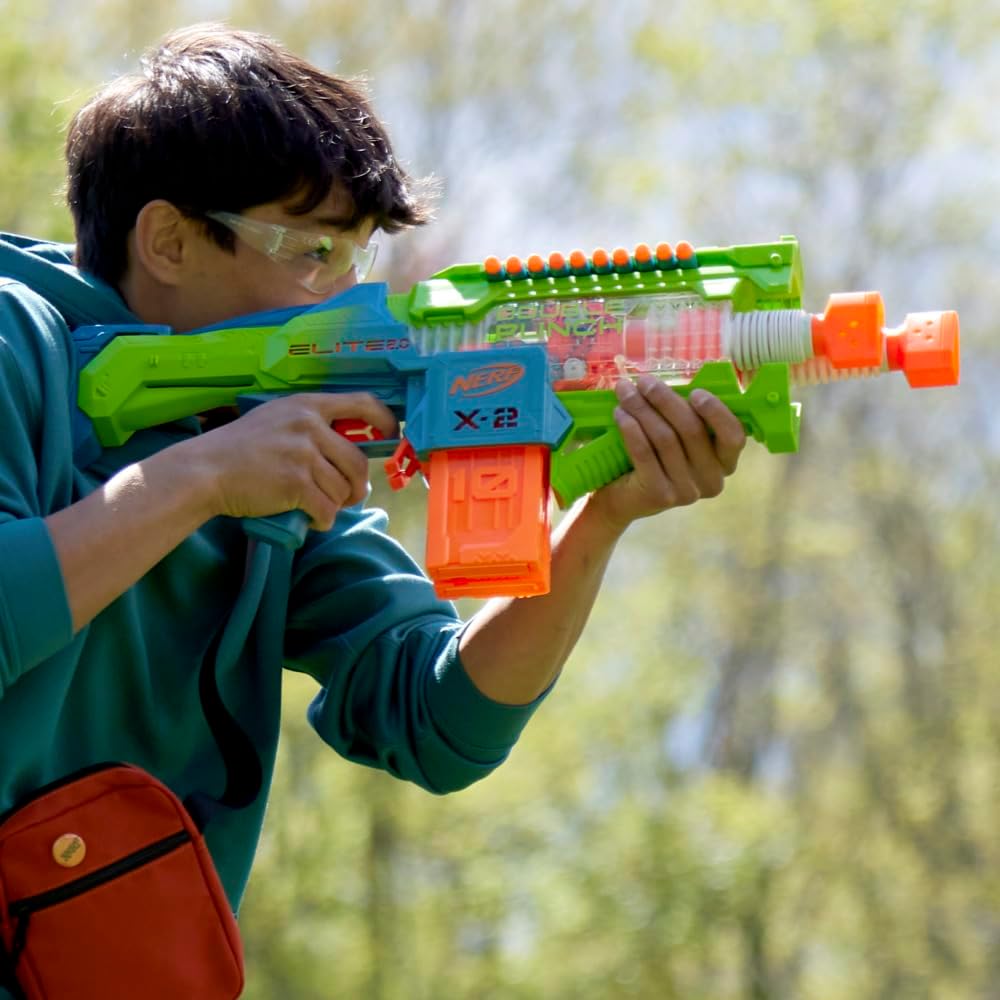 Nerf Elite 2.0 - Lanceur motorisé double punch - 50 fléchettes - 2...