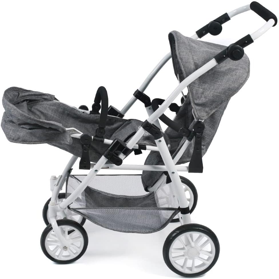 Tandembuggy Vario - Poussette double pour deux poupées, pour enfants...