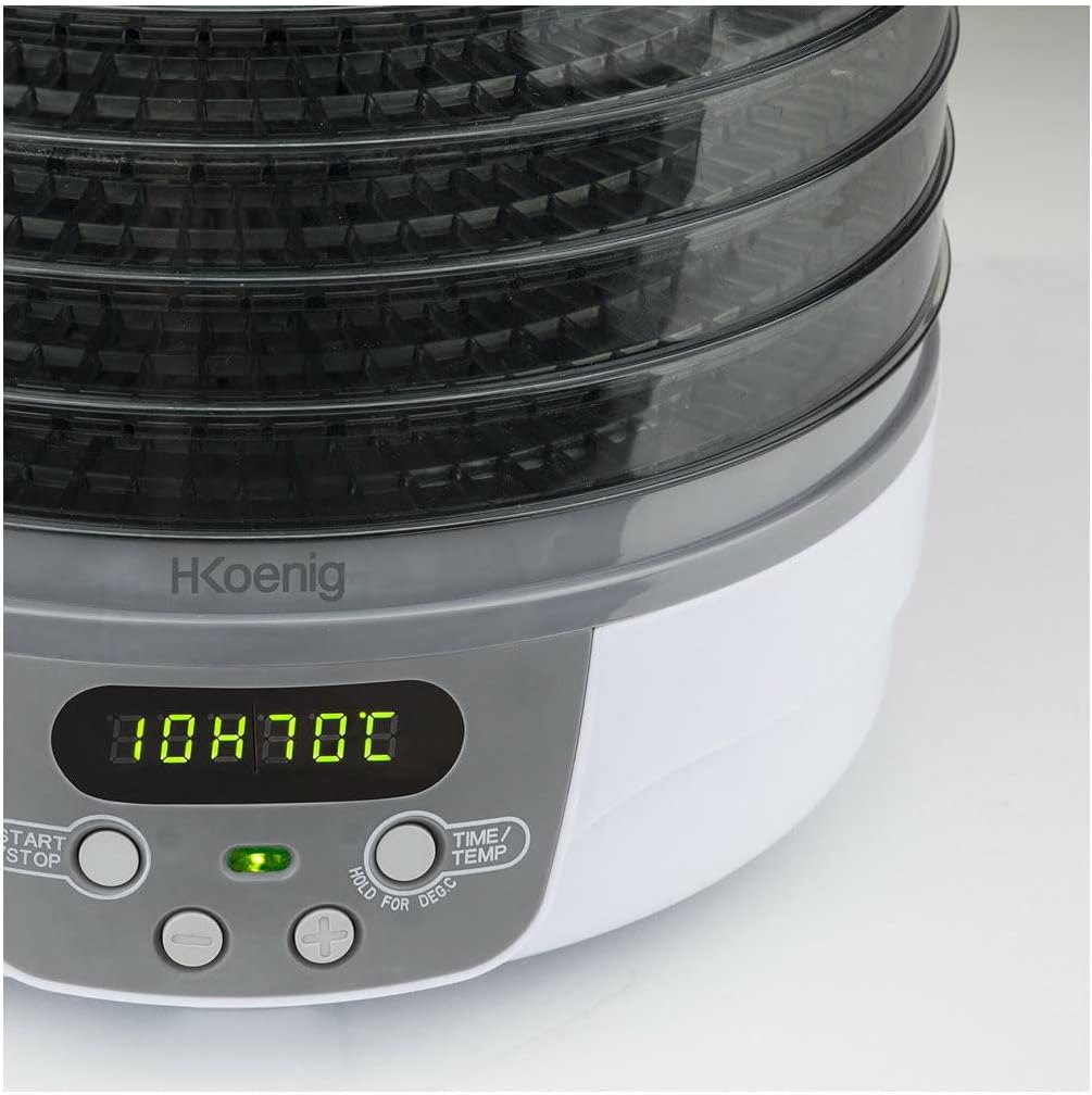 H.Koenig Déshydrateur alimentaire DSY700, 250 W, 5 plateaux...