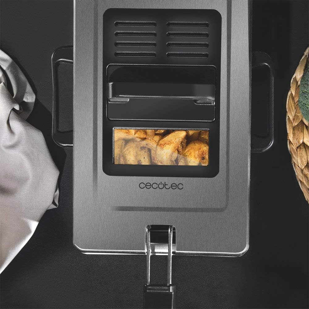 Friteuse électrique entièrement inoxydable Cecotec CleanFry 3L. 2000...