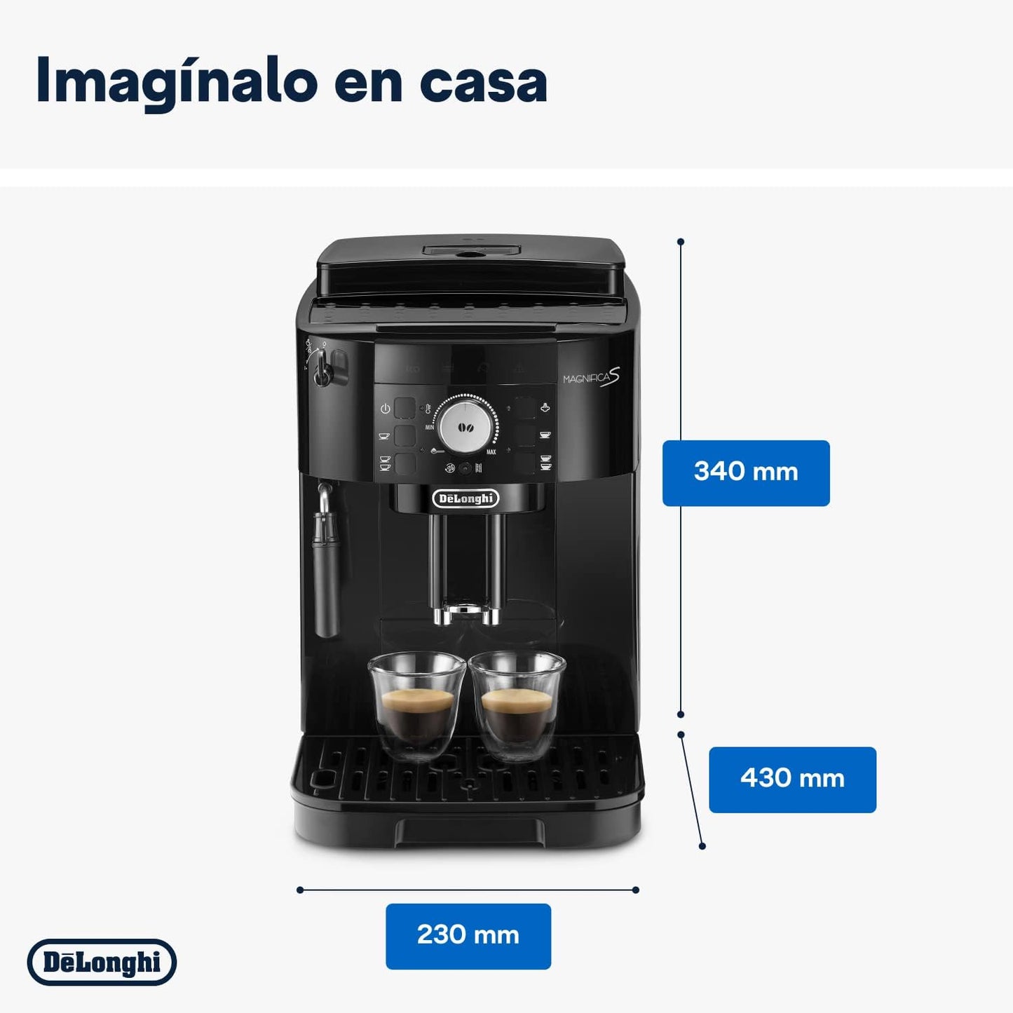 De'Longhi Magnifica S ECAM11.112.B, cafetière super automatique avec...