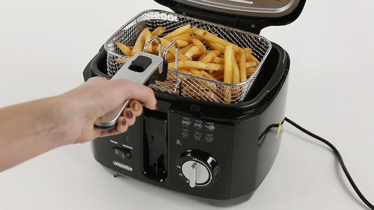 Mesko MS4908 Friteuse électrique à huile 2,5 litres, petite,...