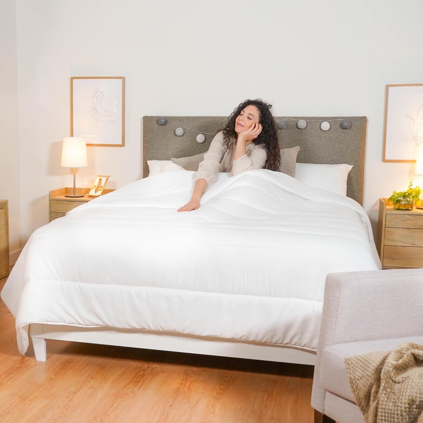 Pikolin Home - Couette 220x220 cm, Garnissage 135/140, Fibre 500 gr...