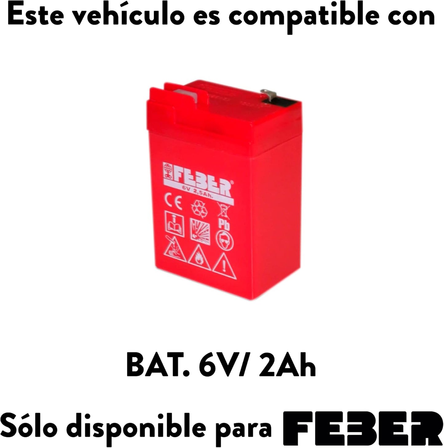FEBER - Quad Racy Bluey 6V, Voiture Électrique pour Garçons et Filles...