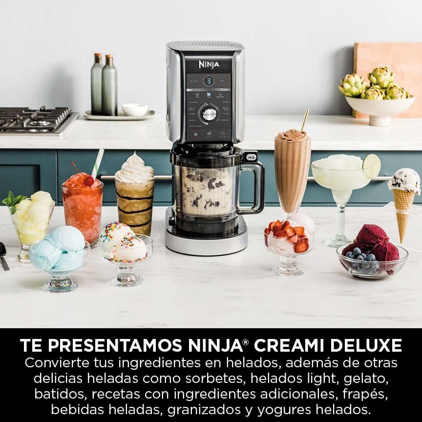 Sorbetière multifonction Ninja CREAMi Deluxe avec 3 pots, 10...