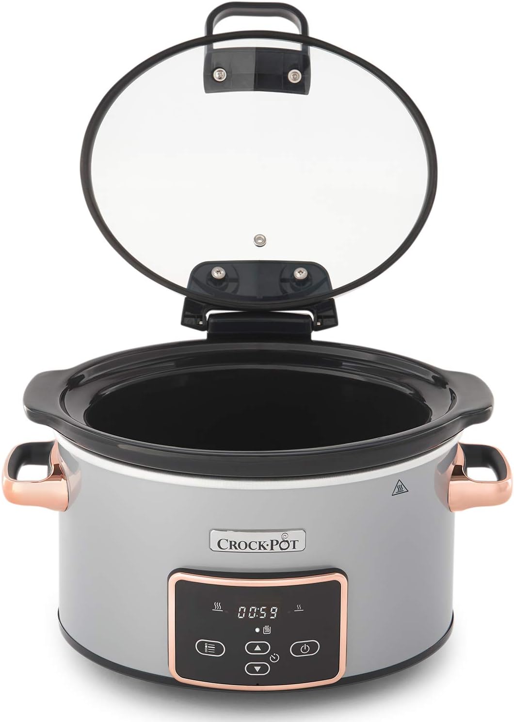 Mijoteuse numérique Crock-Pot avec couvercle à charnière | temps de...