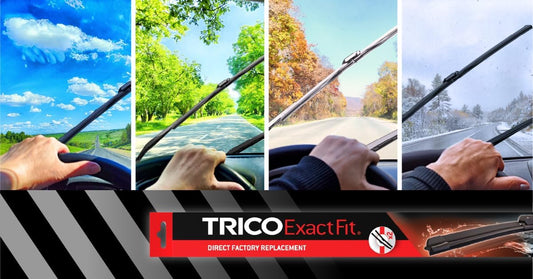 Essuie-glaces Trico Exact Fit | Longueur : 600/400 mm | 1 paire de...