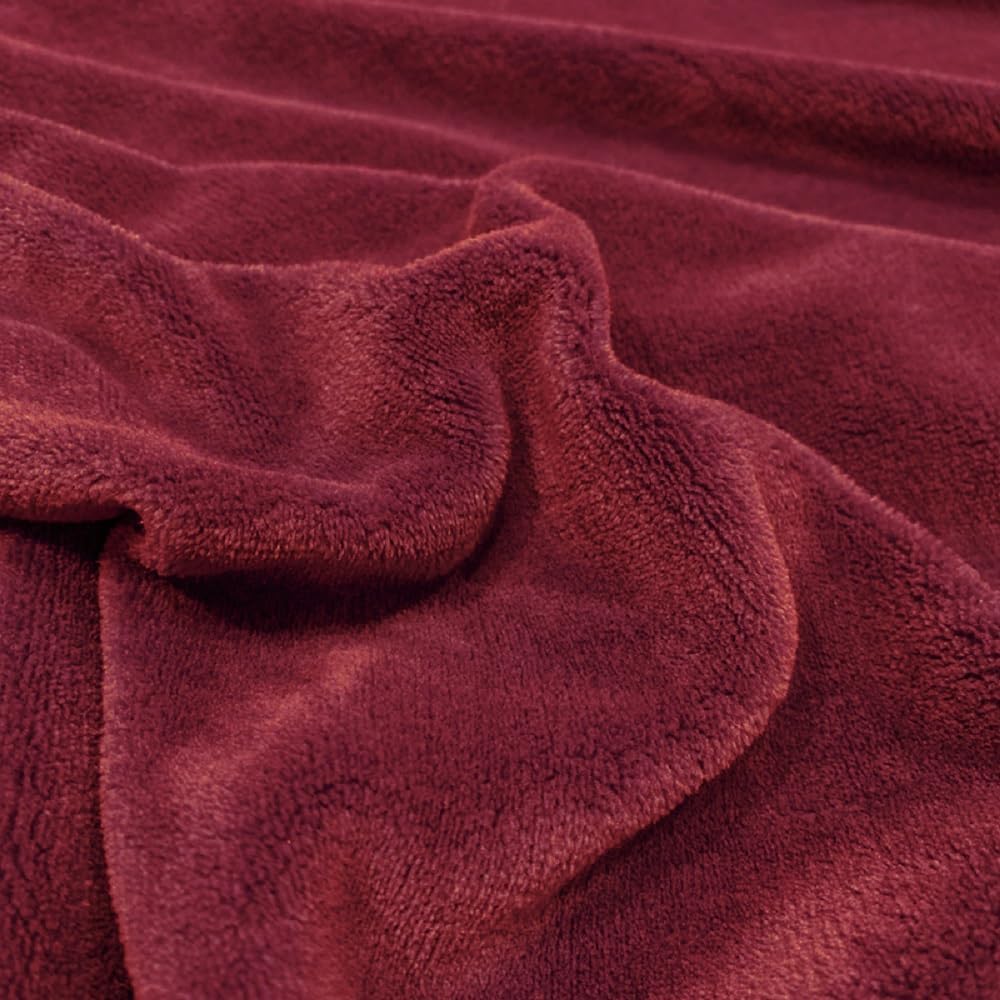 Drap-housse polaire 180 x 200 cm, bonnet 30 cm, rouge et hiver,...
