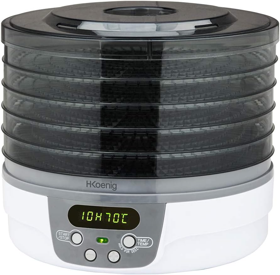 H.Koenig Déshydrateur alimentaire DSY700, 250 W, 5 plateaux...