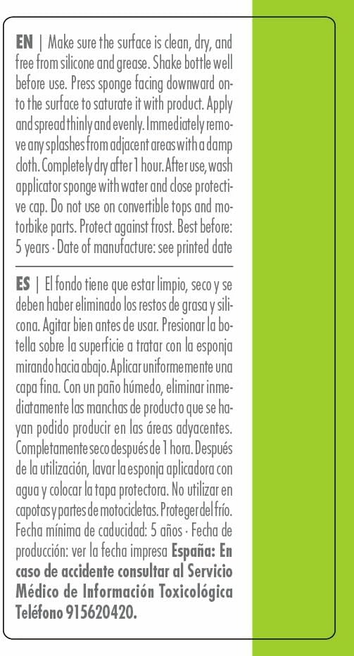 SONAX Rénovateur Plastique (100 ml) avec éponge applicatrice | N°...