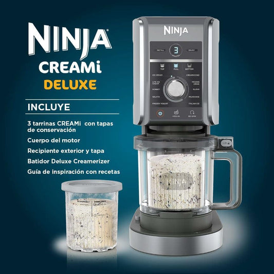 Sorbetière multifonction Ninja CREAMi Deluxe avec 3 pots, 10...