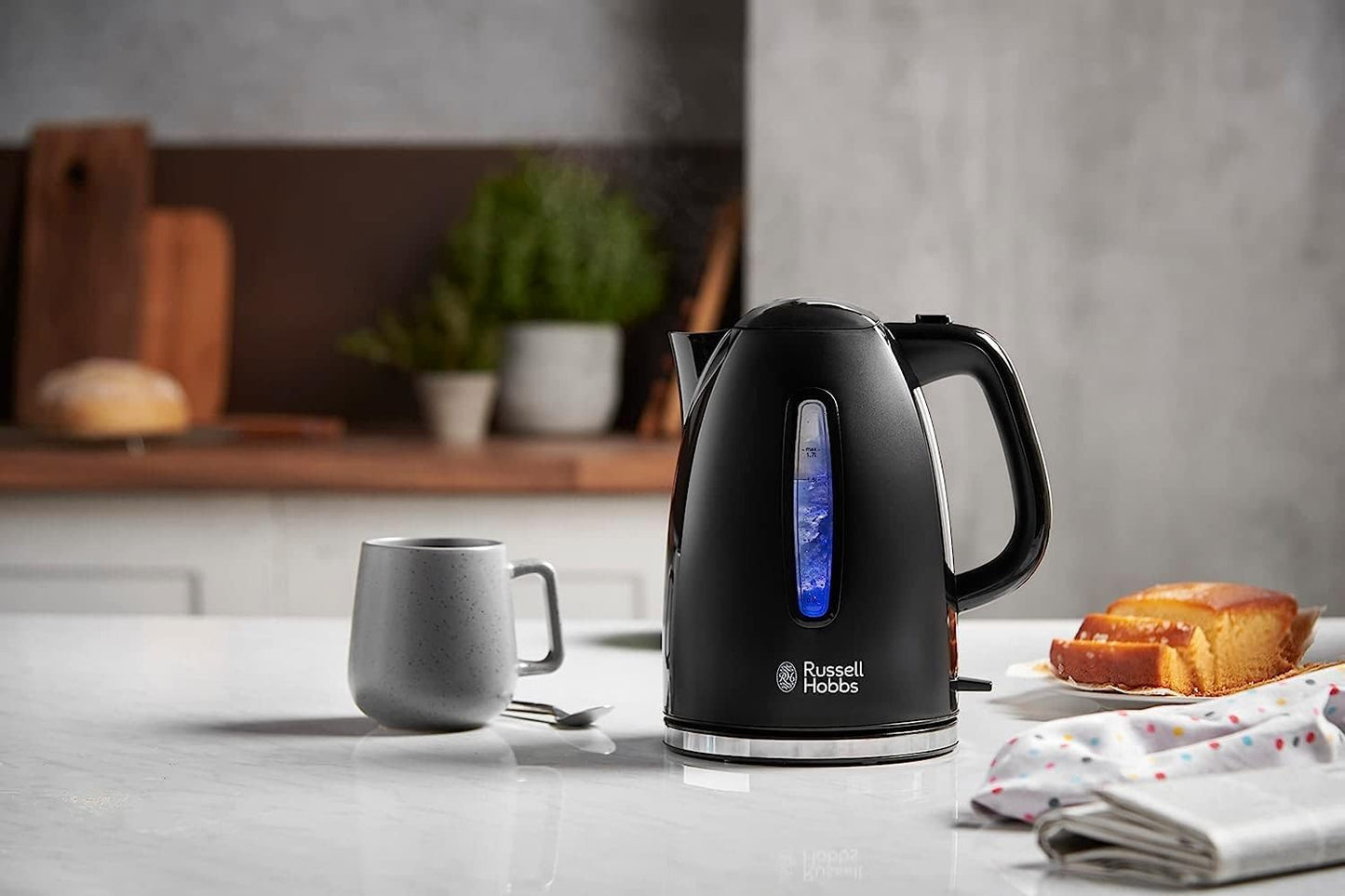 Russell Hobbs Bouilloire électrique Textures - 1,7 litres, 2400 W,...