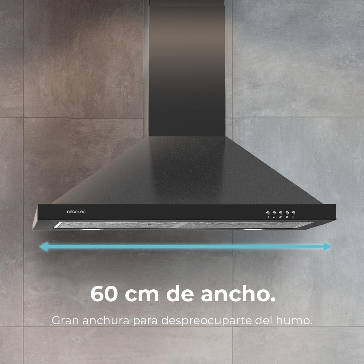 Cecotec Hotte Aspirante Pyramide 60 cm Bolero Flux PM 604300 Noir C....