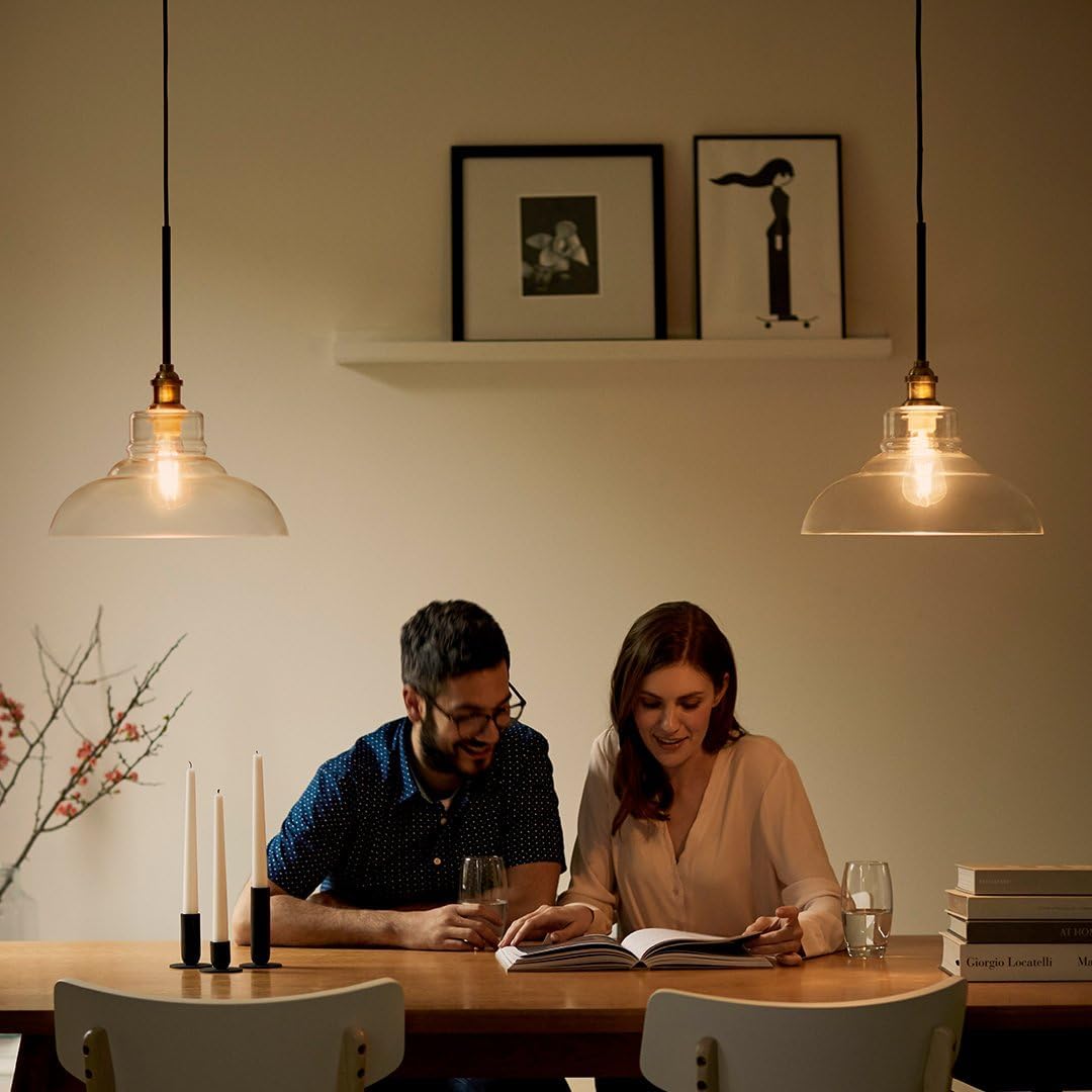 Amazon Basics Lampe LED de style vintage, ST64, douille Edison E27, 7...