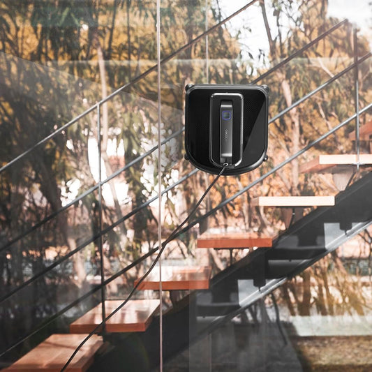 Robot laveur de vitres Cecotec Conga WinDroid 970 iTech WinSquare, navigation intelligente, vadrouille vibrante, conception carrée, 5 modes de nettoyage, système de sécurité