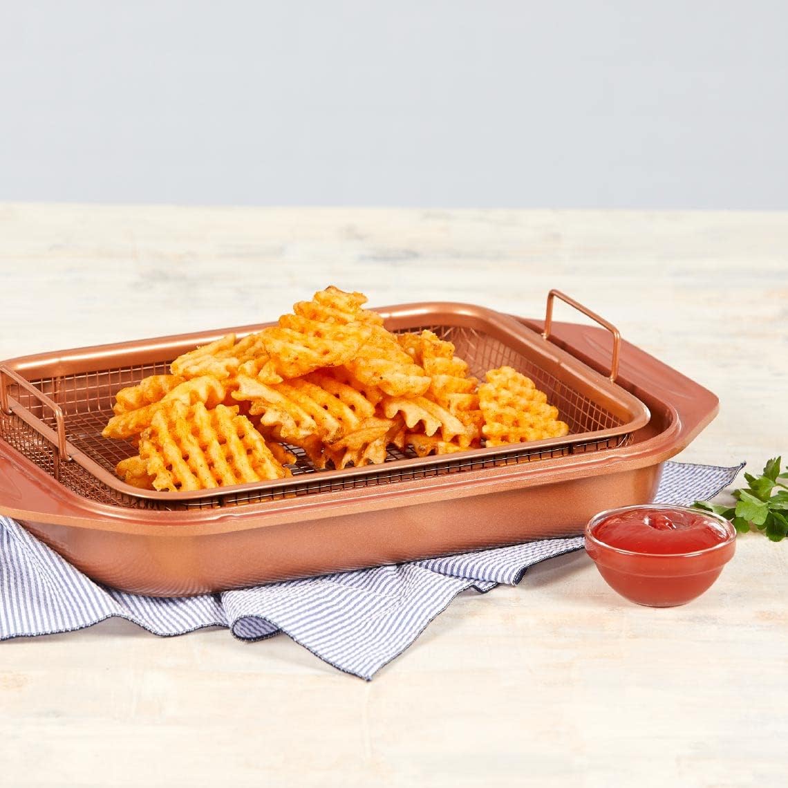 Livington Copperline WonderCooker - Set de cuisine 14 en 1 - Batterie...