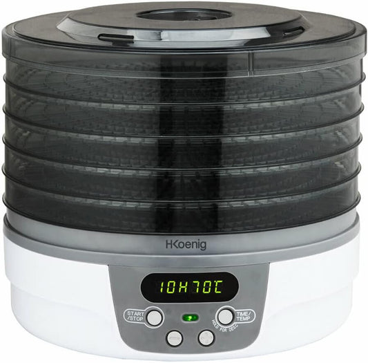 H.Koenig Déshydrateur alimentaire DSY700, 250 W, 5 plateaux...
