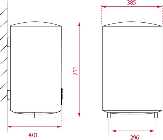 Teka, chauffe-eau électrique 50 litres avec installation...