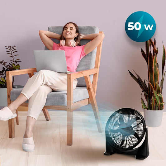 Ventilateur de sol industriel Cecotec EnergySilence 1400 FloorFlow....
