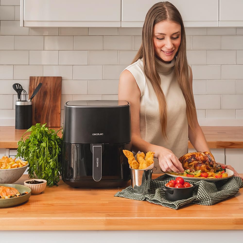Friteuse à air sans huile Cecotec 5,5 L Cecofry Fantastik 5500, 1500...