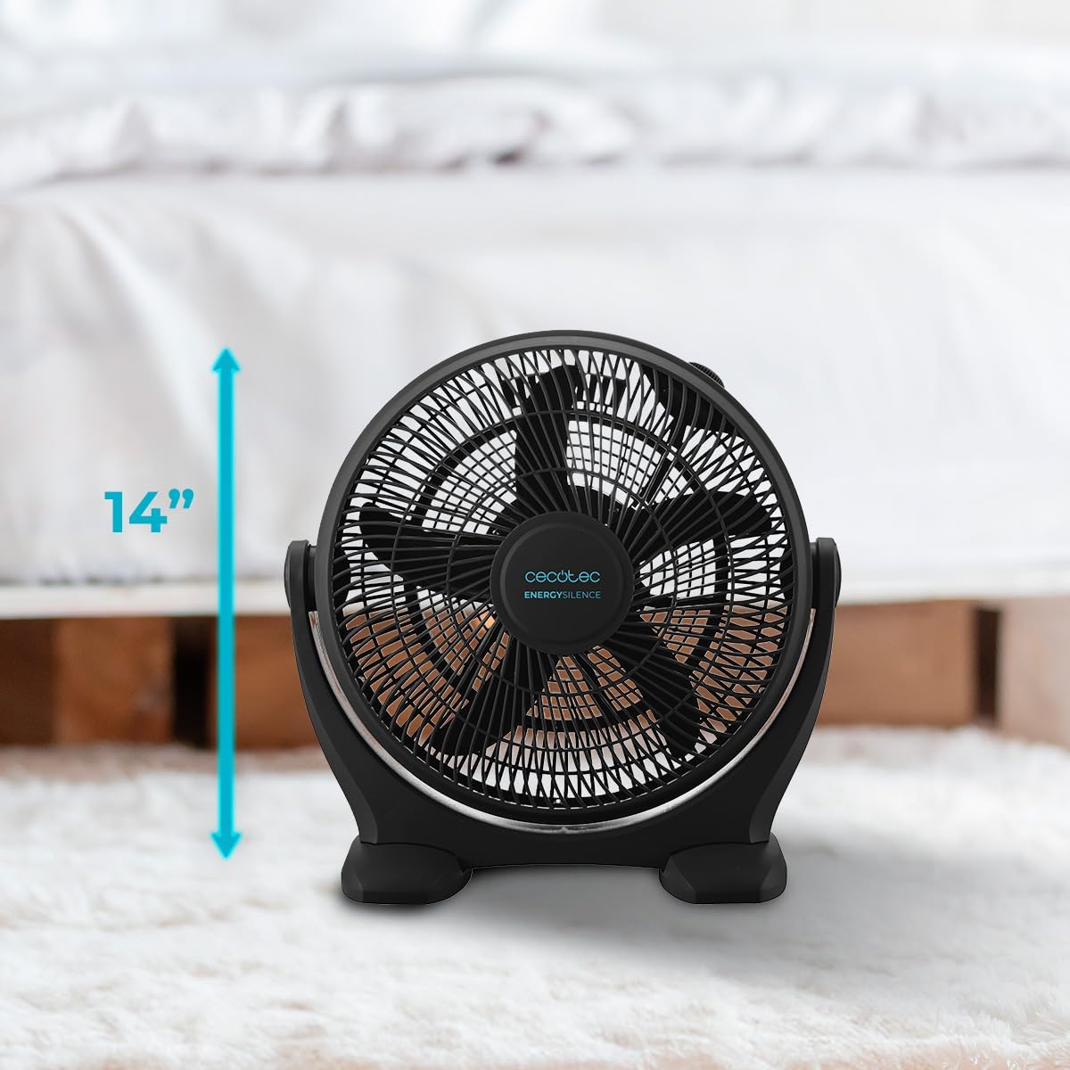 Ventilateur de sol industriel Cecotec EnergySilence 1400 FloorFlow....