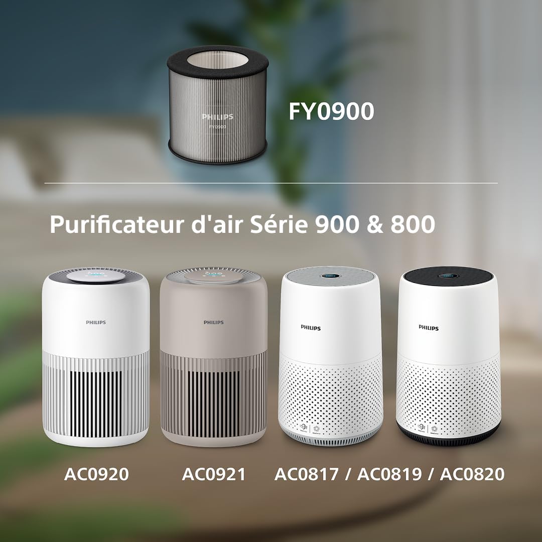 Philips Purificateur d'air Série 800 - Élimine les germes, la poussière et les allergènes
