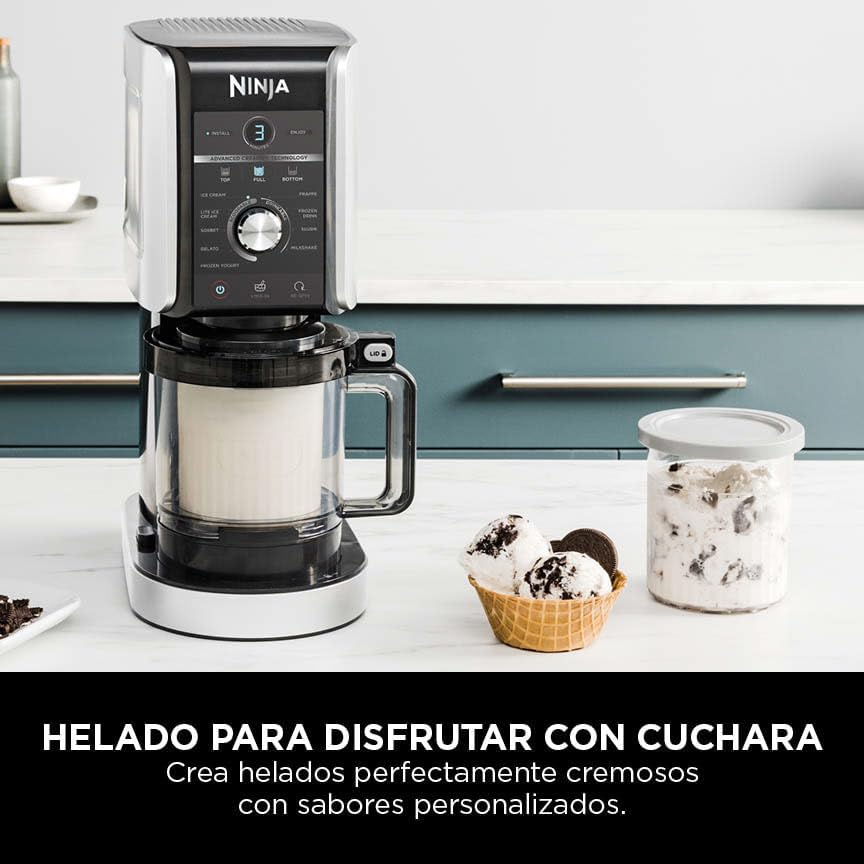 Sorbetière multifonction Ninja CREAMi Deluxe avec 3 pots, 10...