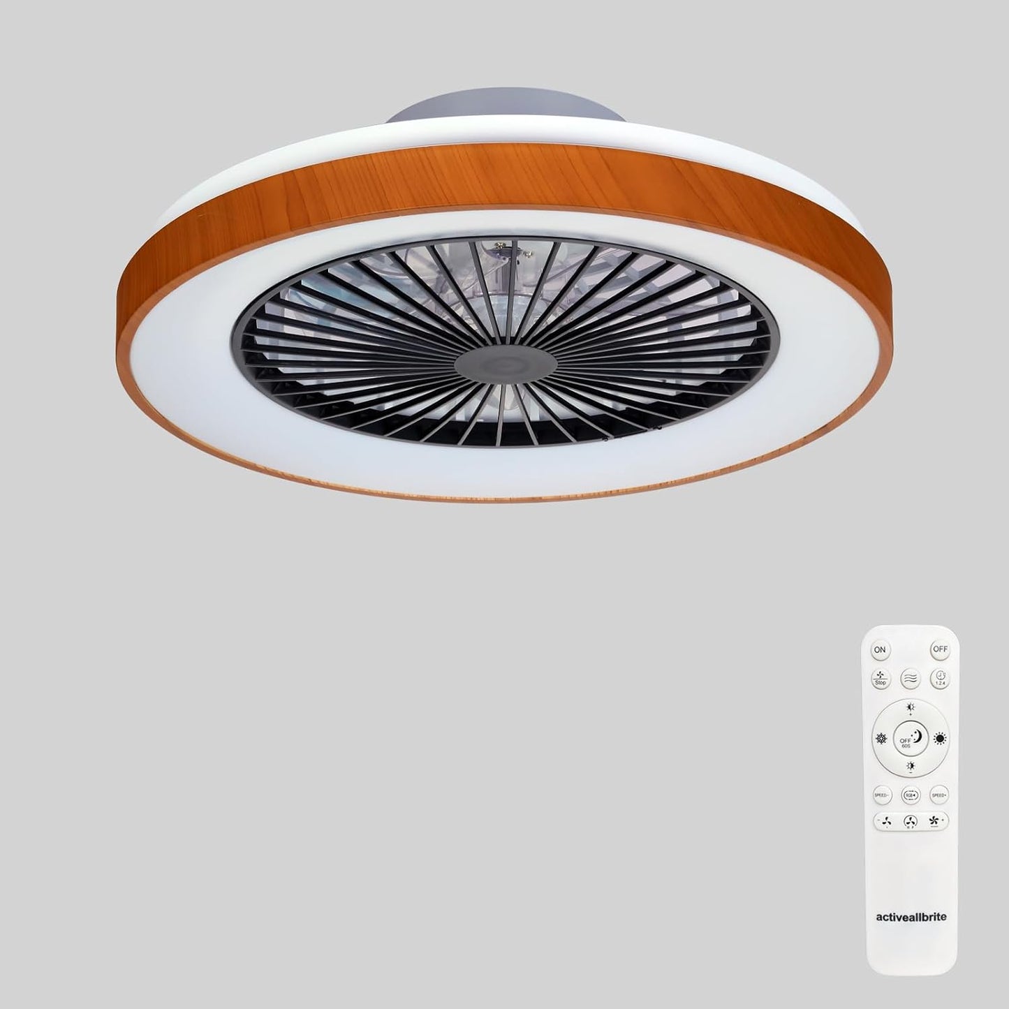 Ventilateur de plafond actifallbrite, moteur CC 20 W, vitesse du vent...