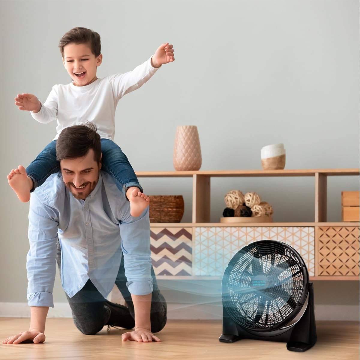 Ventilateur de sol industriel Cecotec EnergySilence 1400 FloorFlow....