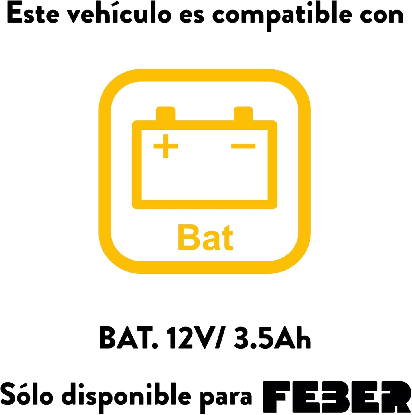 FEBER- Quad Boxer, Véhicule électrique à batterie, 12 V, Vert (Famosa...