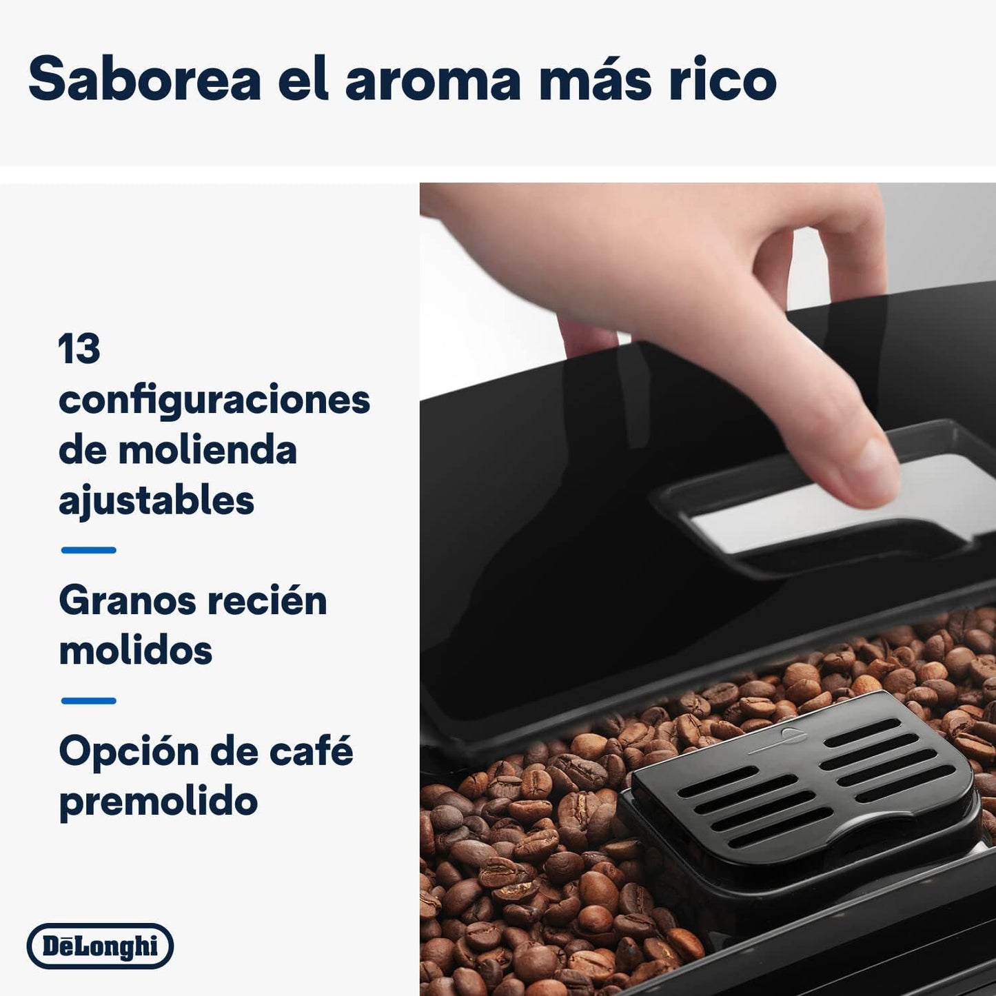 De'Longhi Magnifica S ECAM11.112.B, cafetière super automatique avec...