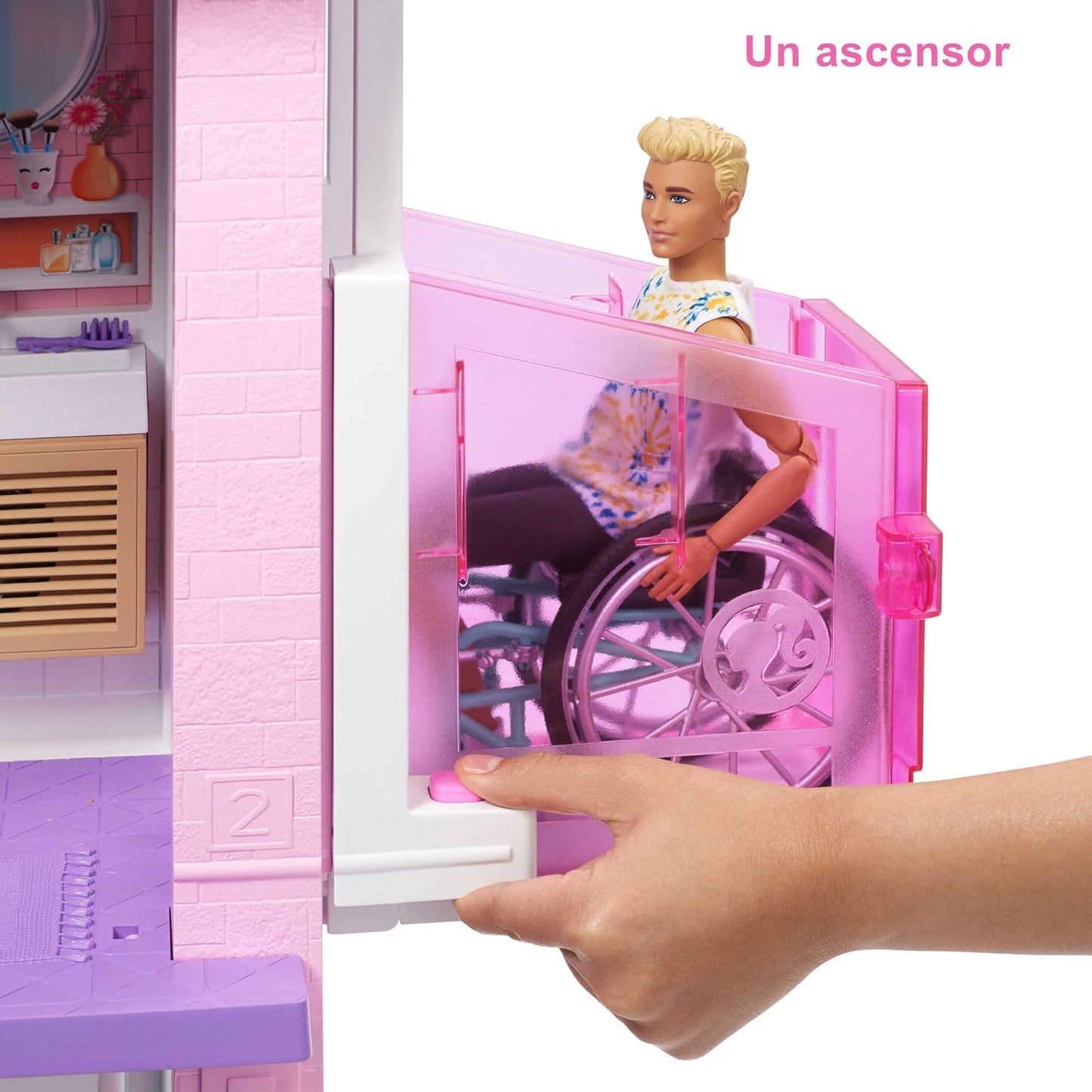 Barbie Dreamhouse Maison de poupée - avec piscine, toboggan et...
