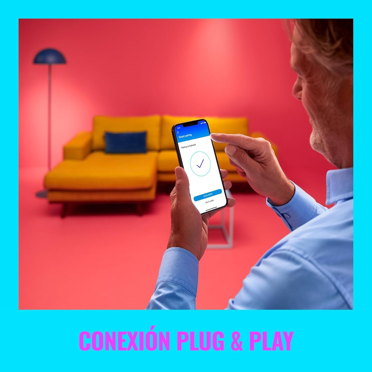 WiZ - Bande LED intelligente, extension de 1 m, lumière blanche RVB...