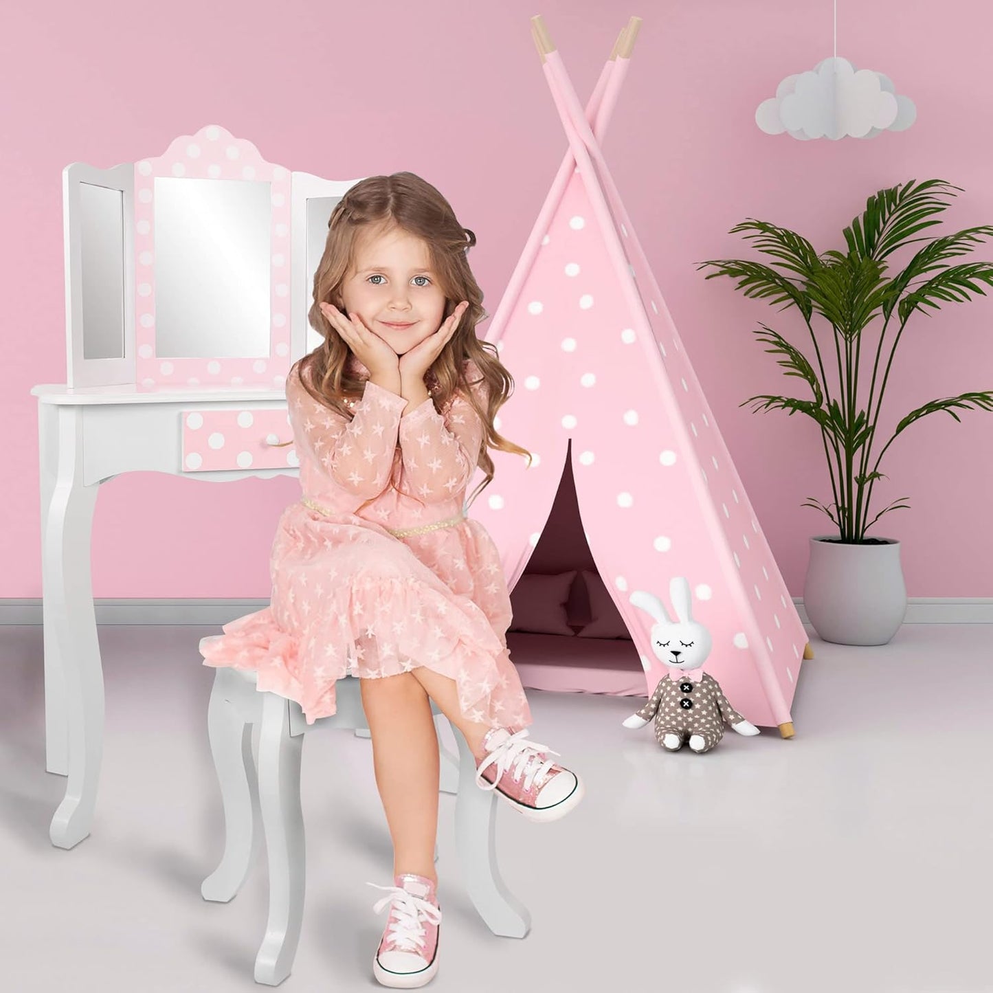 WOOMAX - Coiffeuse fille, Maquillage fille garçon, Coiffeuse enfant...