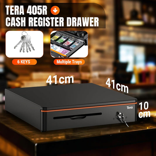 Tiroir de caisse enregistreuse Tera pour système POS Tiroir-caisse...