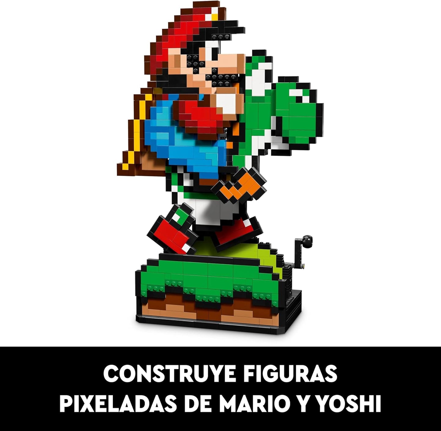 LEGO Super Mario World : Kit de modèles Mario et Yoshi pour adultes...
