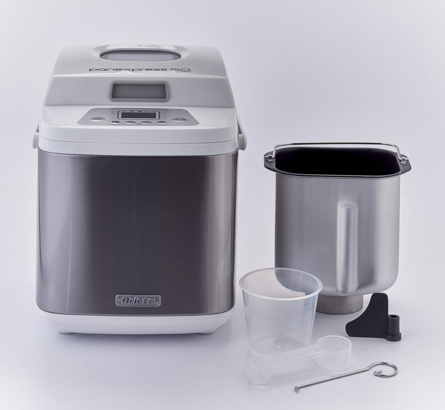 Ariete 132 Silver 500W - Machine à pain (Verre, Plastique, Acier...