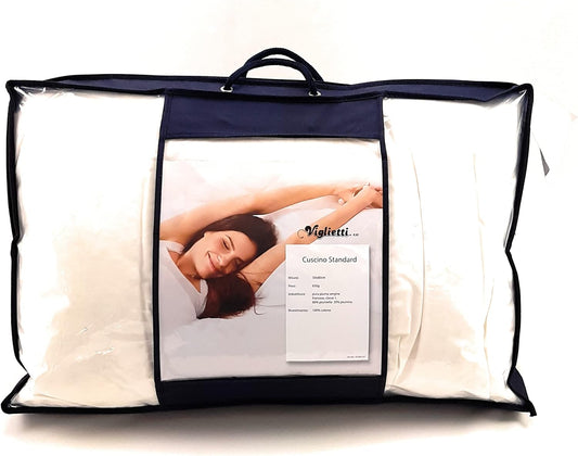Oreiller en duvet et duvet vierge OBB classe 1 (20 % duvet, 80 %...