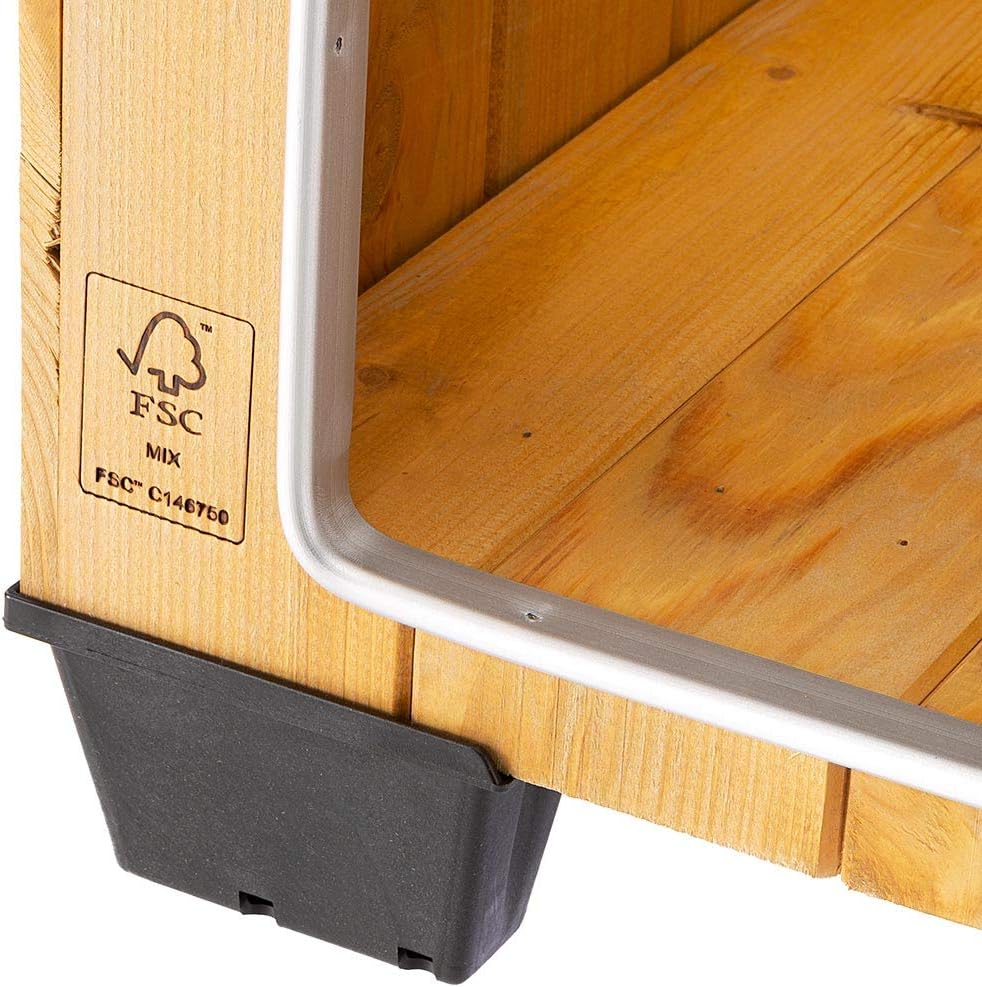 Ferplast BAITA 80 - Niche d'extérieur pour chien, bois éco-durable,...